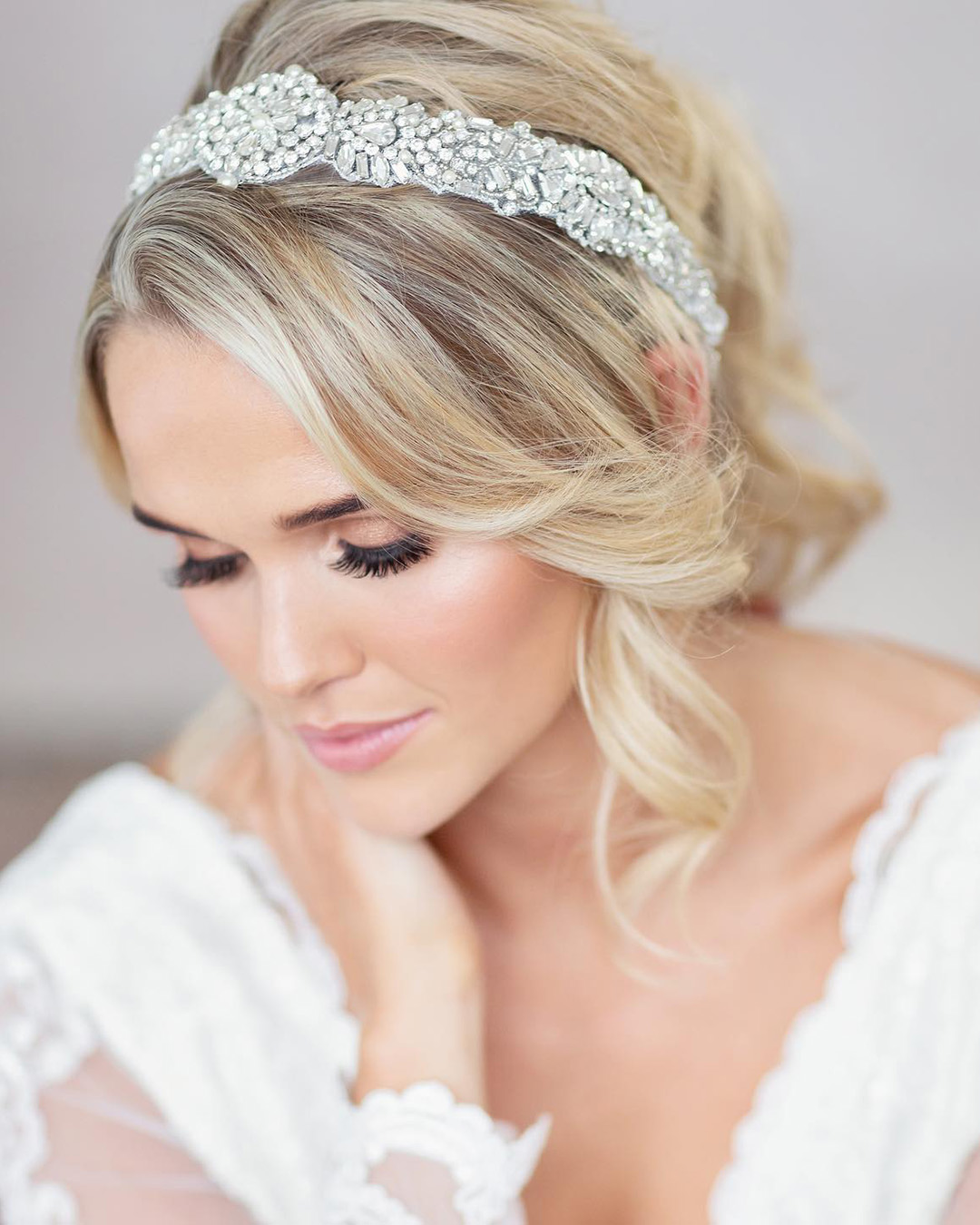 Simple Wedding Hairstyles With Headband