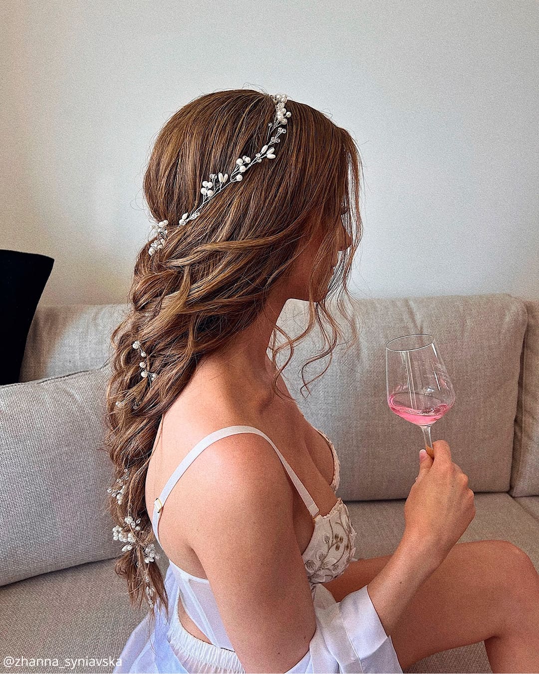 Long Hair Wedding Hairstyles With Headband