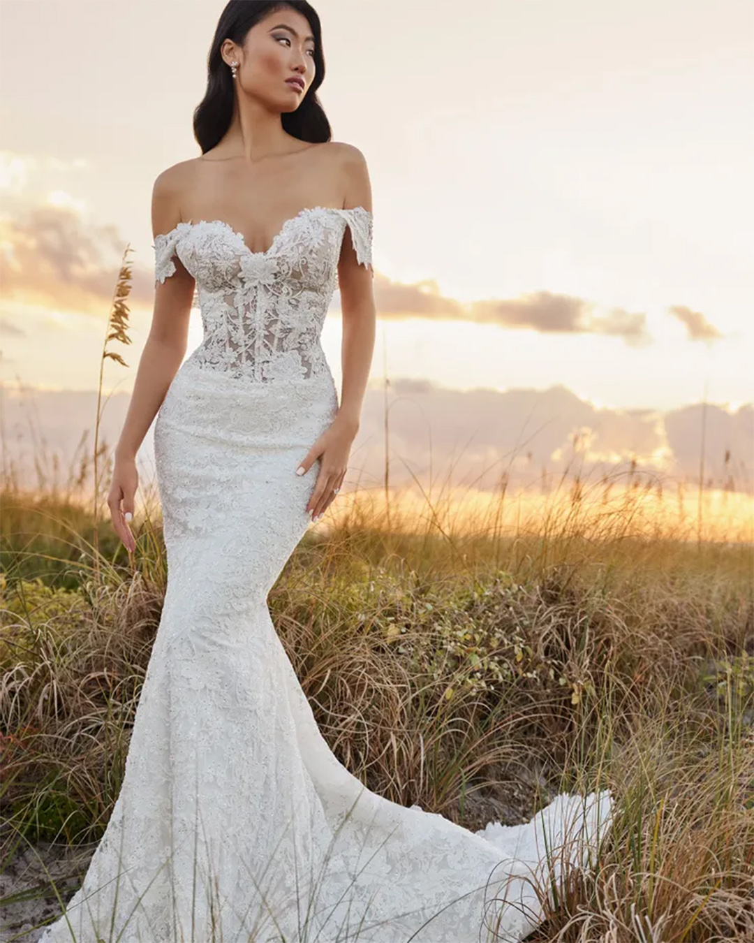 strapless wedding dresses mermaid lace sexy beach martinthornburg