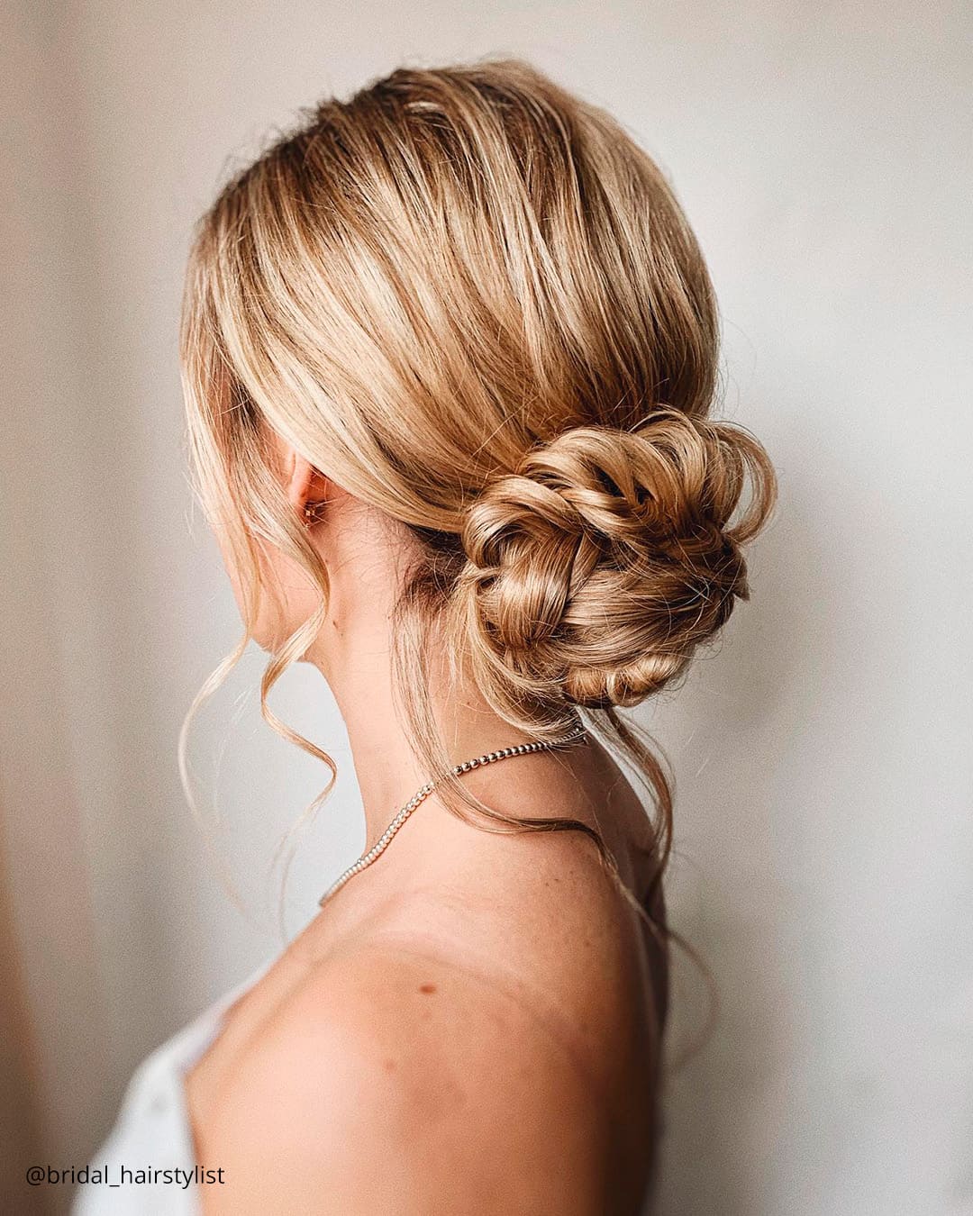 Bridal Low Loose Bun