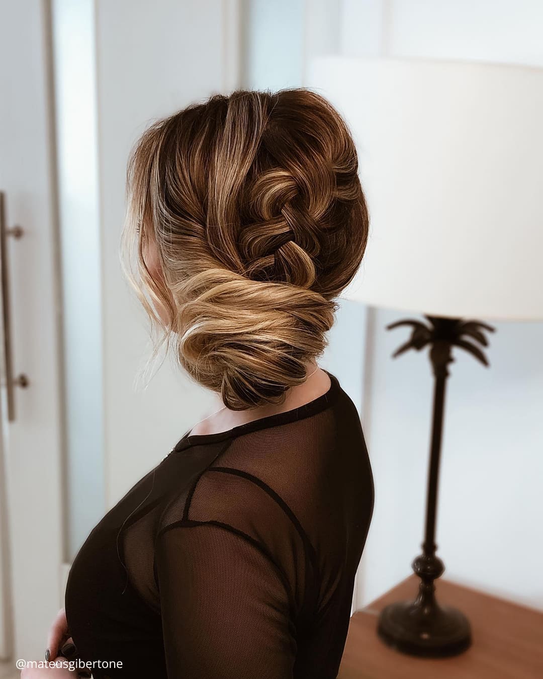 Low Braided Bun