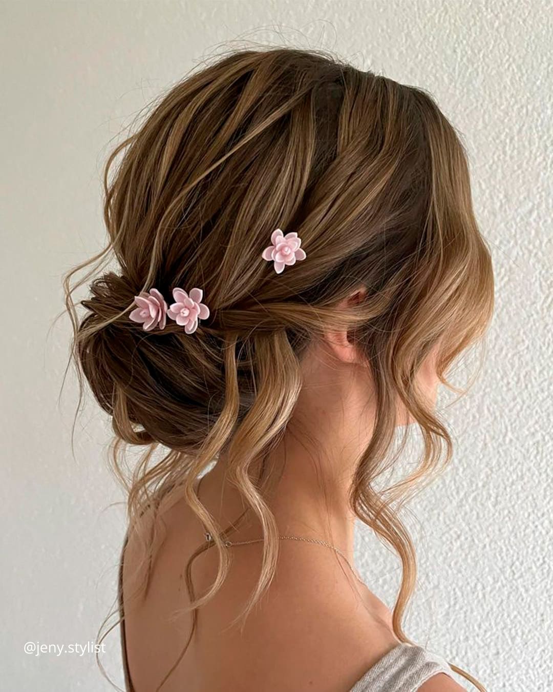 Low Bun Wedding Guest Hair