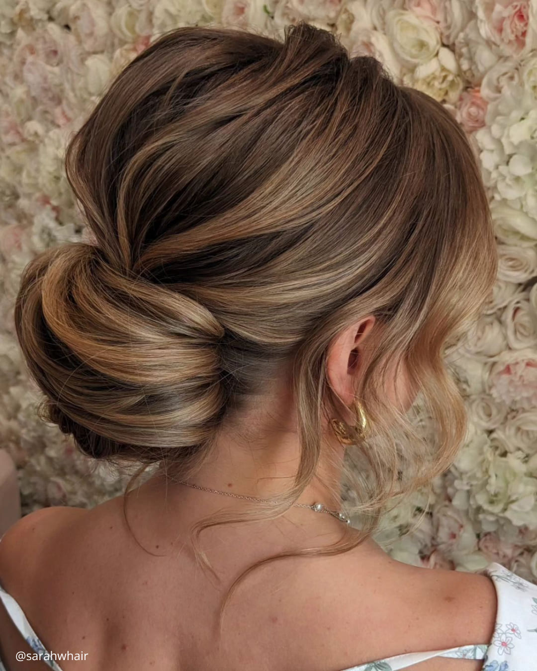 Low Bun Wedding Guest Hair