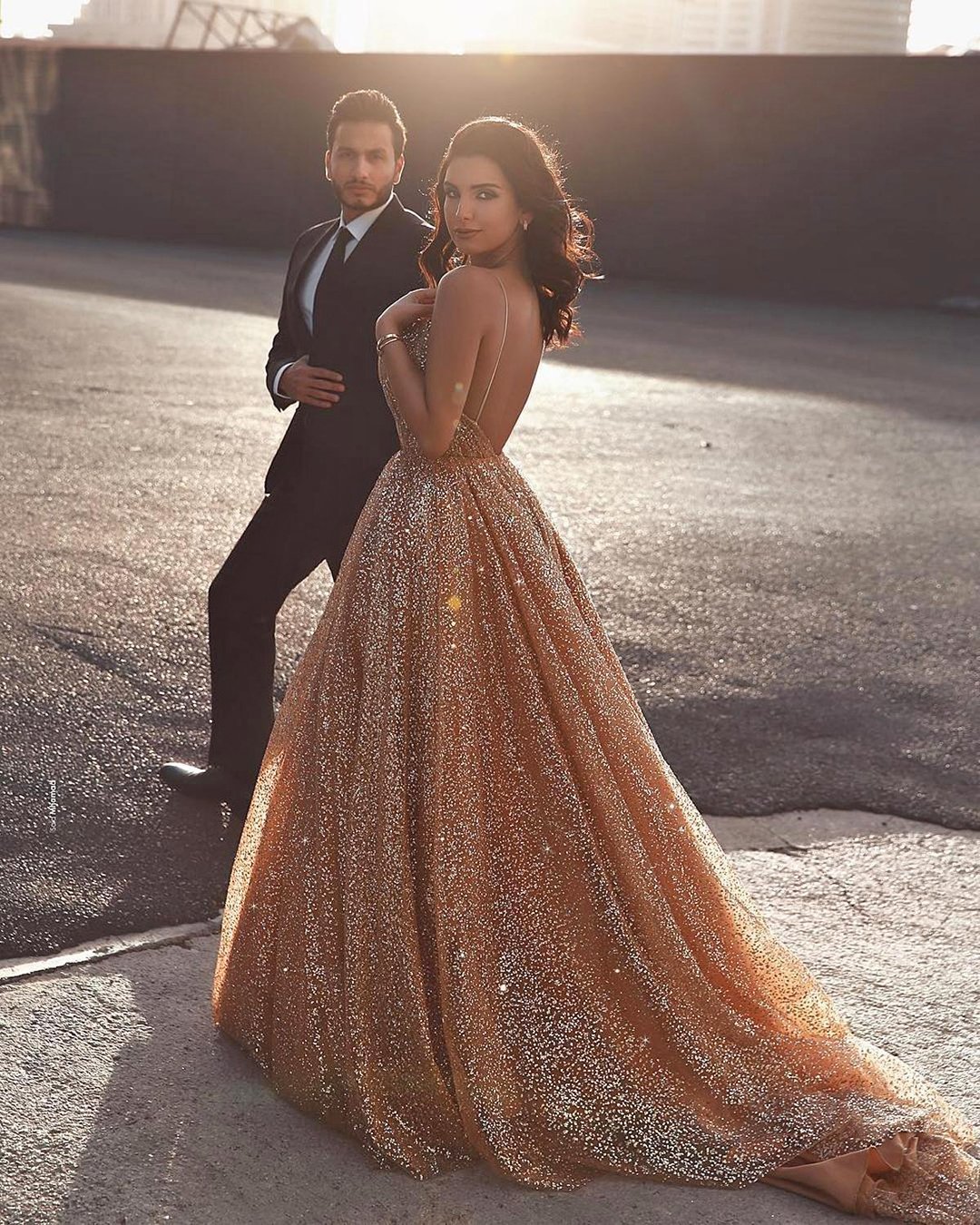 Rose Gold Wedding Dresses