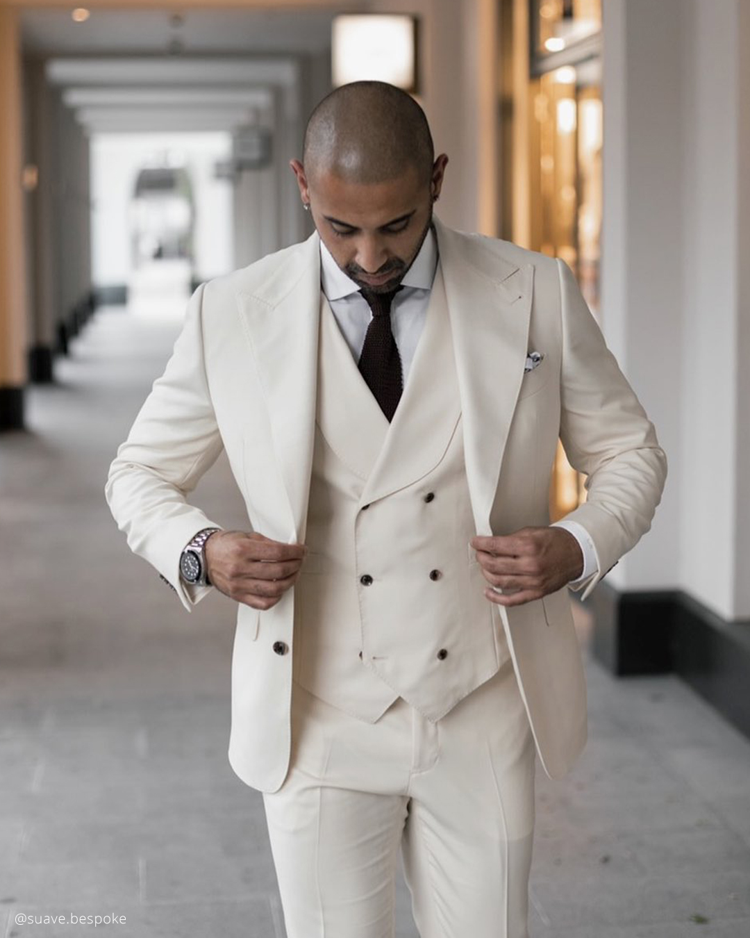 Tan Suit Wedding Ideas
