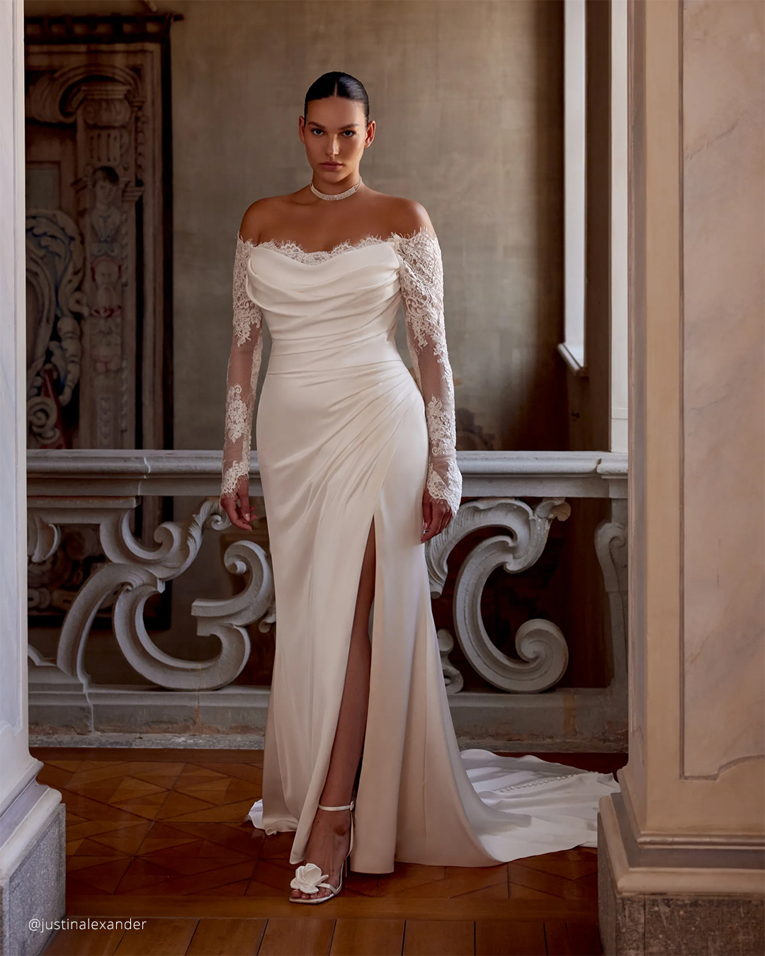 Long Sleeve Wedding Dresses Plus Size