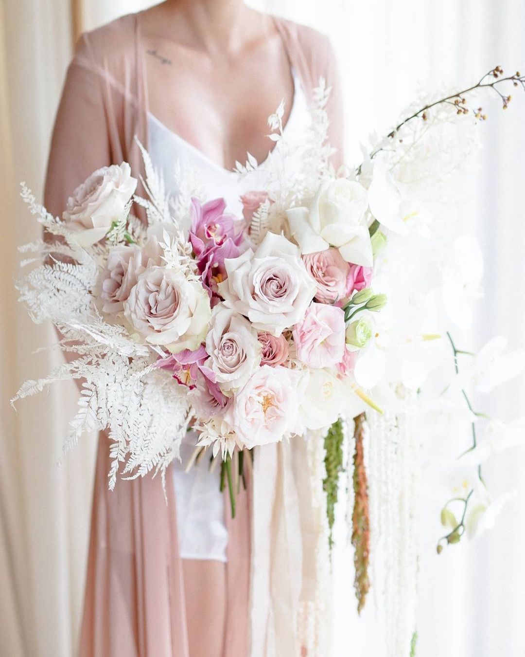 Pink Peony Wedding Bouquets