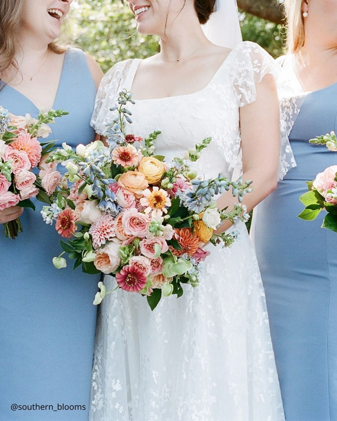Asymmetrical Pink Bouquets