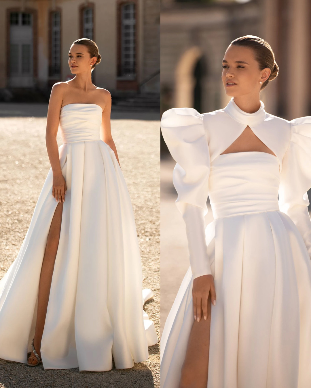 2 In One Wedding Dress Ideas In A Cape