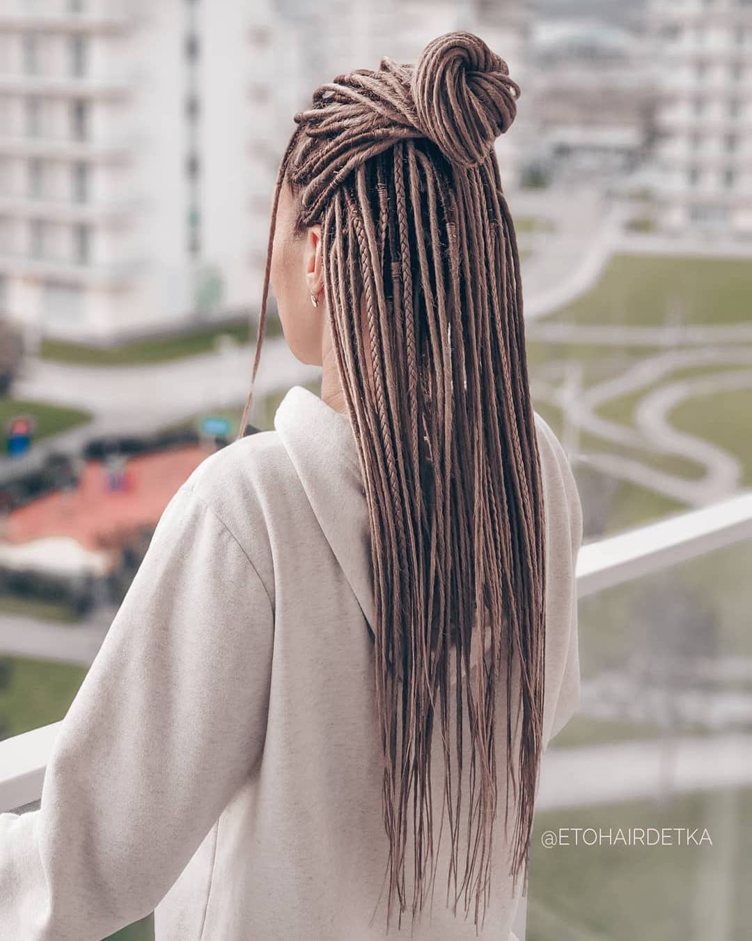Dreadlocks Ponytail For A Wedding