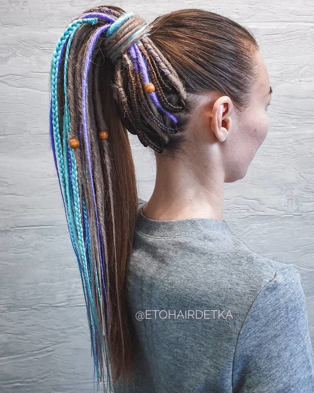 Braided Wedding Dreadlocks Hairstyles