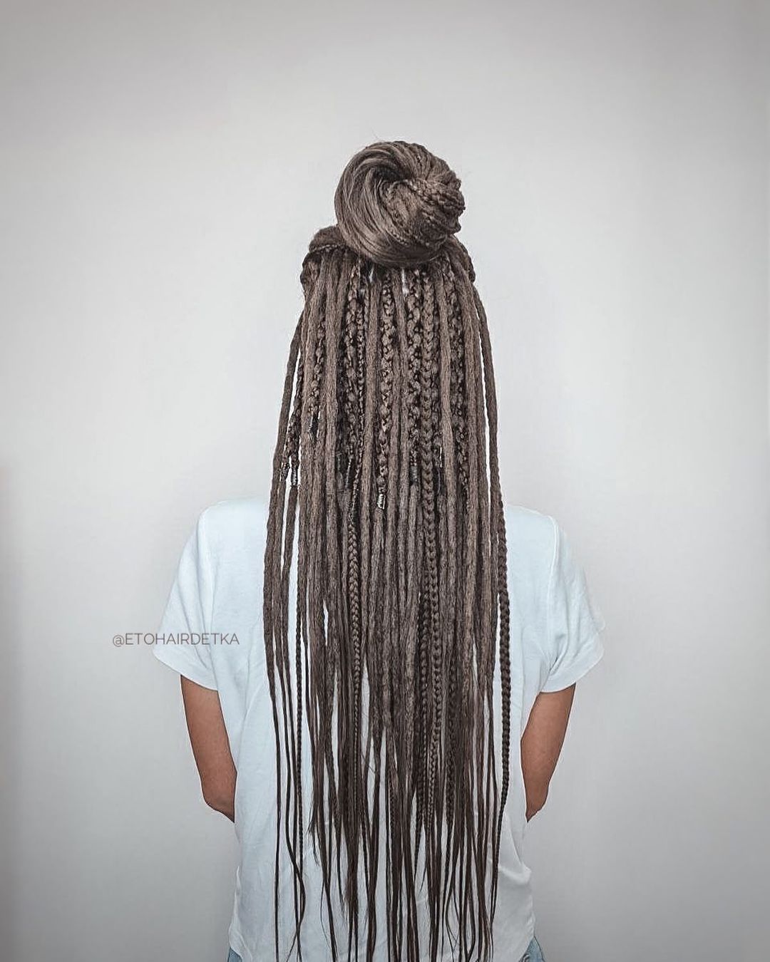 Bridal Half Up Half Down Dreadlocks