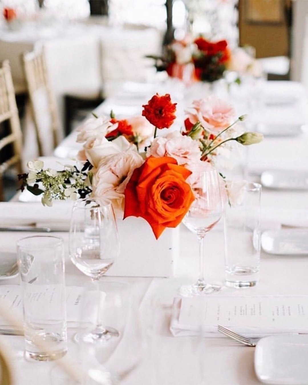 coral wedding decorations colored wedding centerpieces