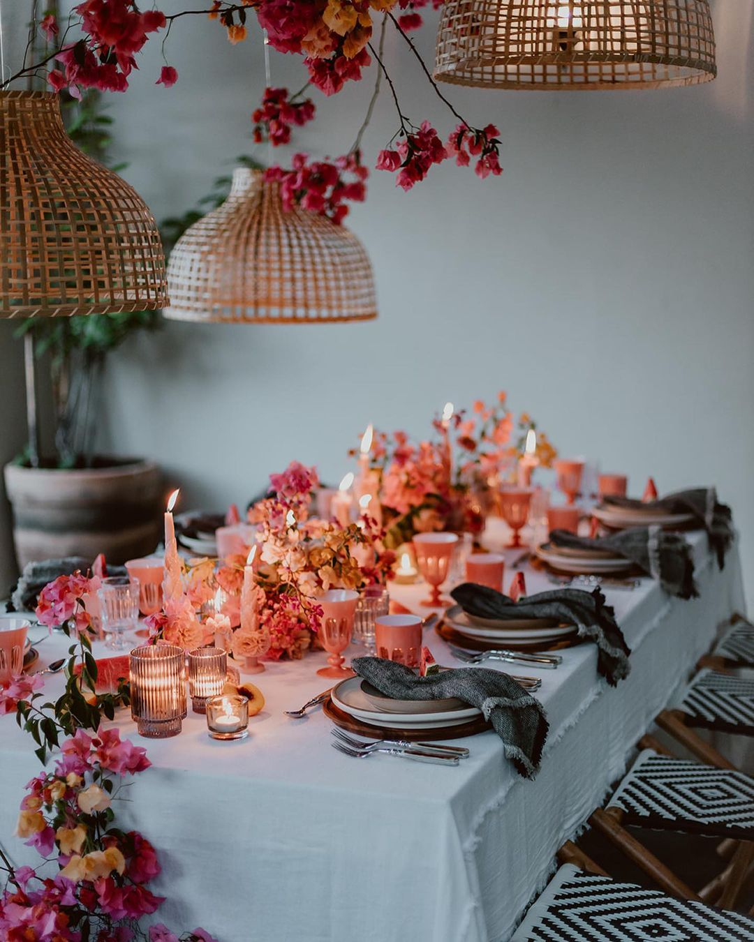 coral wedding decorations table decoration