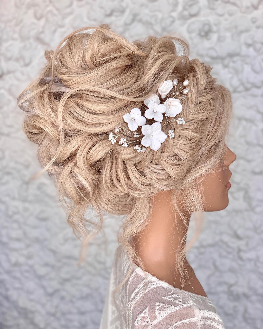 Elegant Braided Updos For Wedding