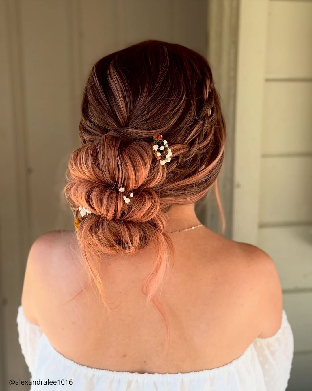 Tender Princess-Style Bridal Braids
