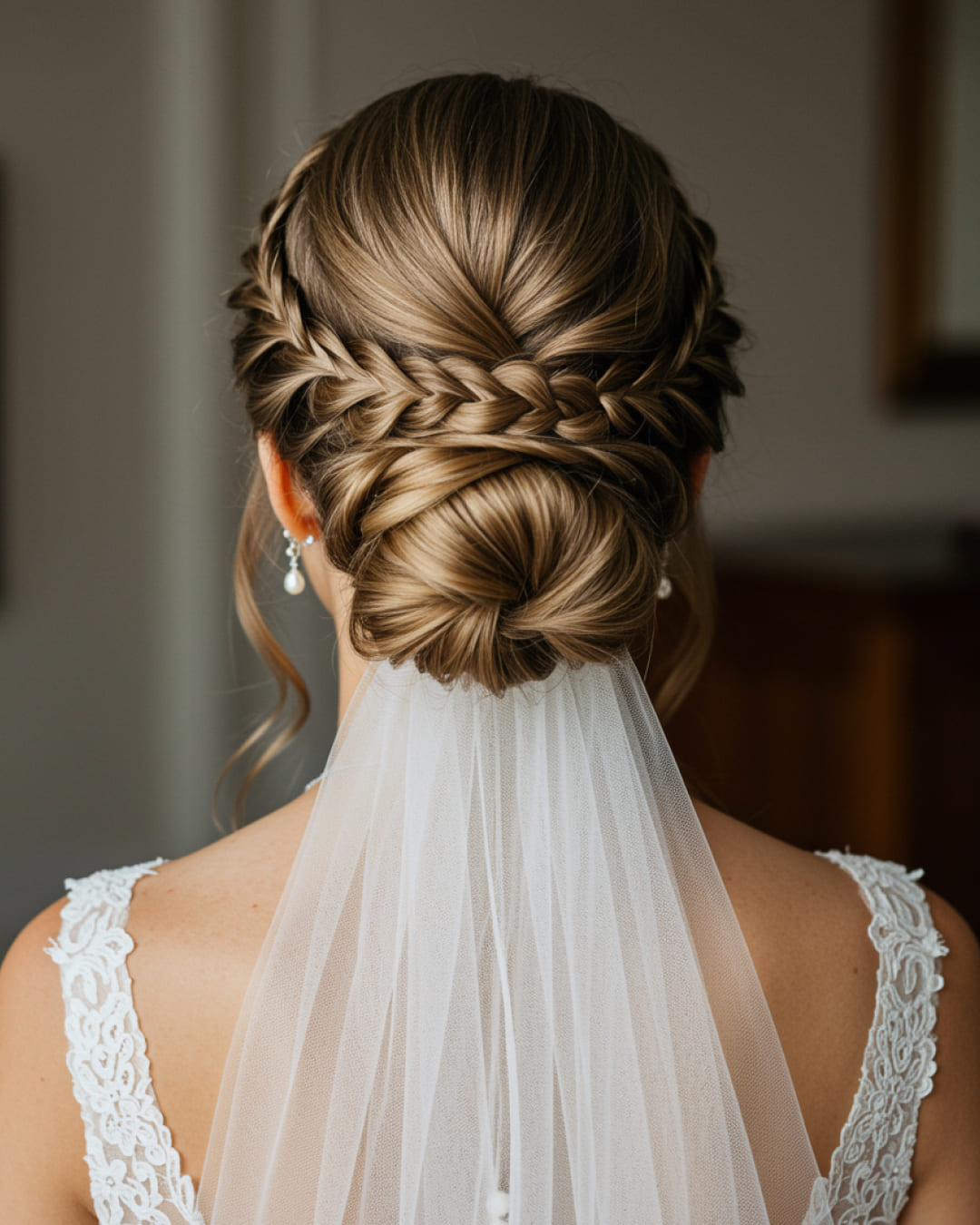 Half Wedding Updos With Braids