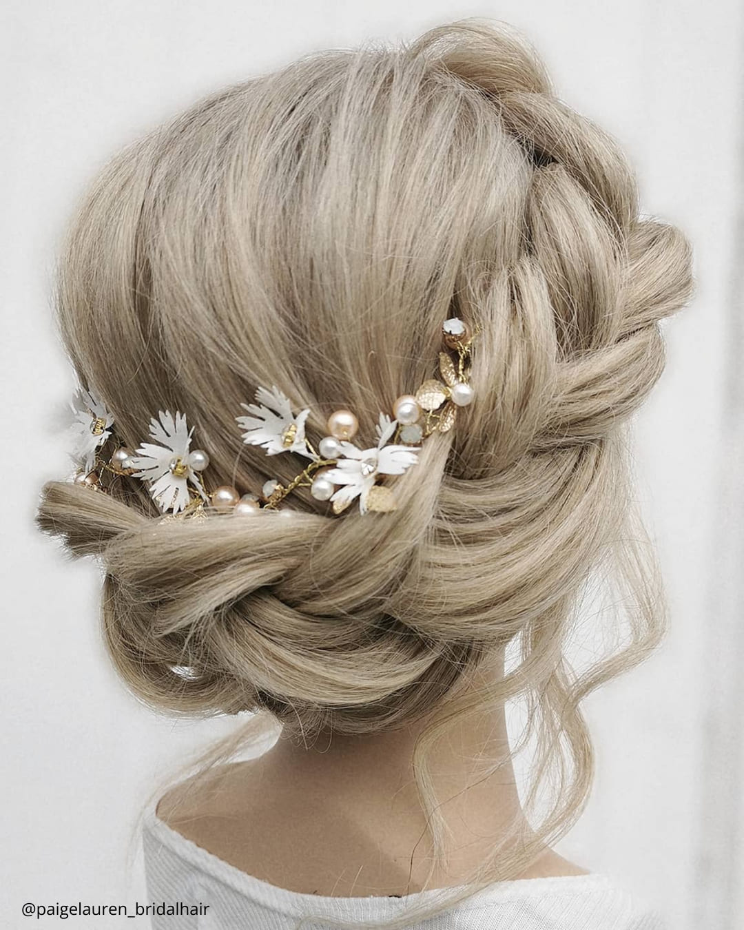 Boho Romance: Loose Side Braid With Wildflowers