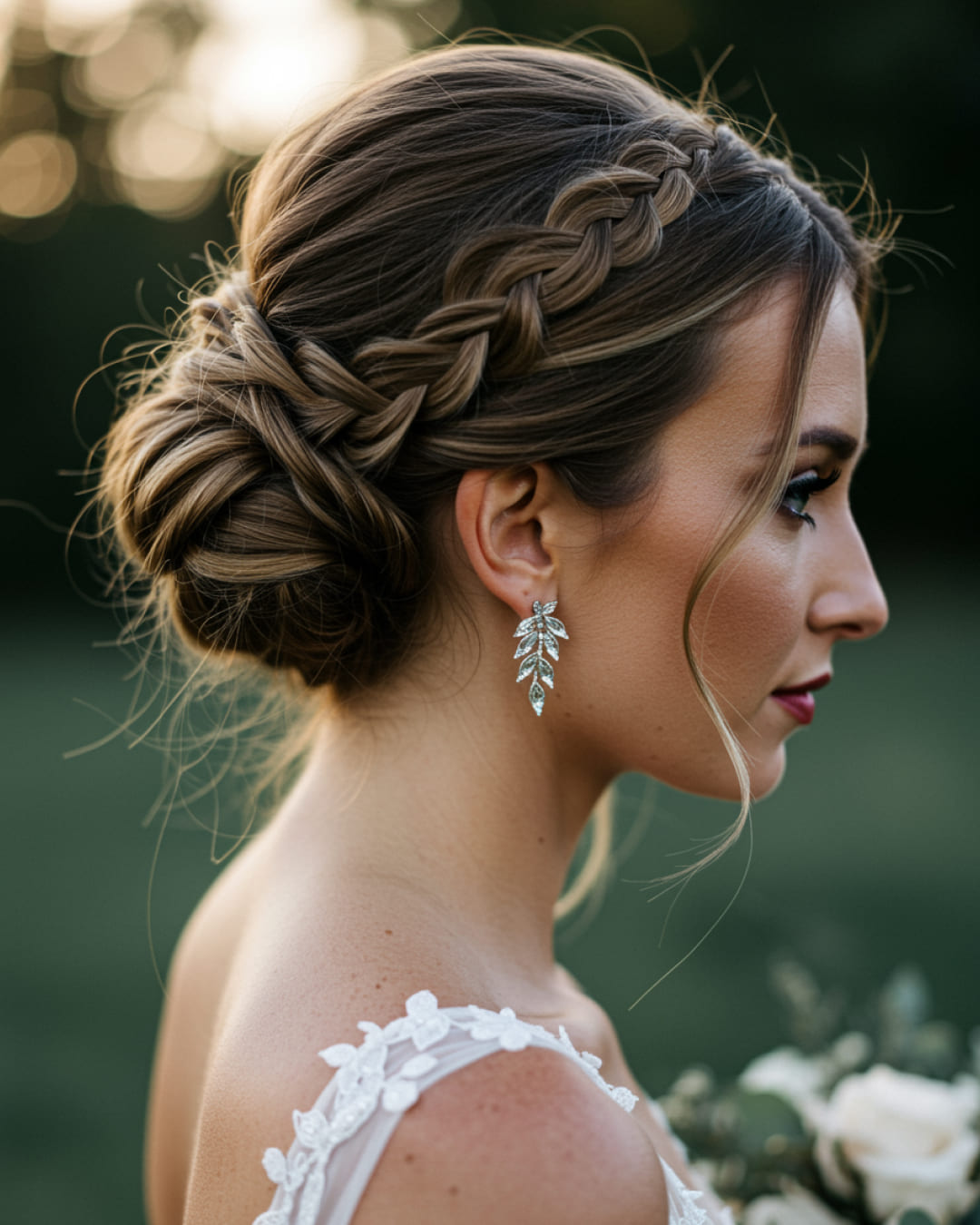 Textured Goddess: Braided High Bun on Natural Hair