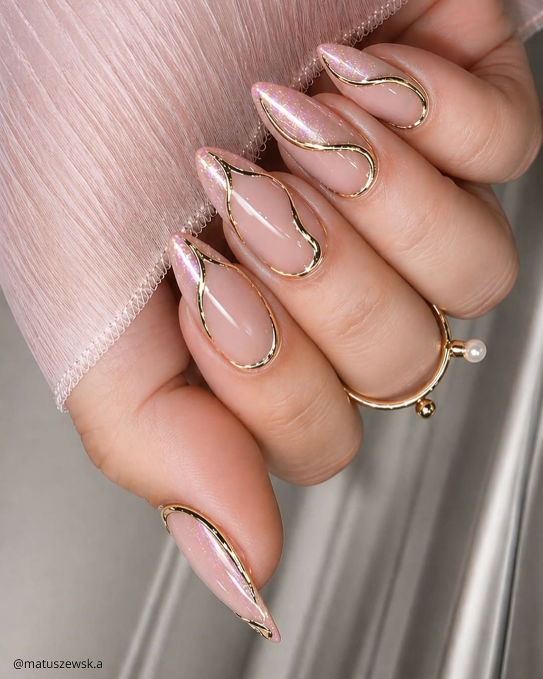 Classy Wedding Nails