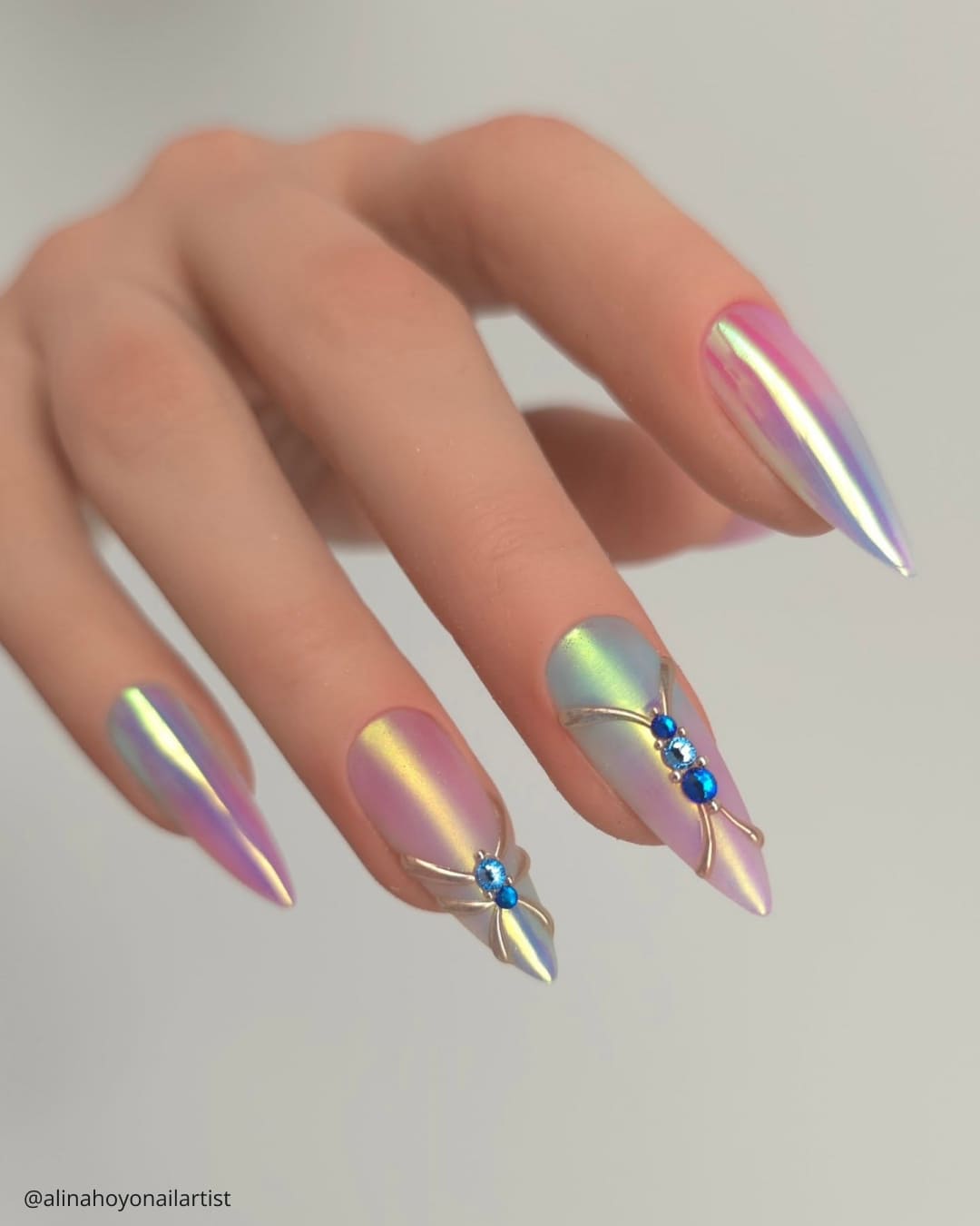 Classy Wedding Nails