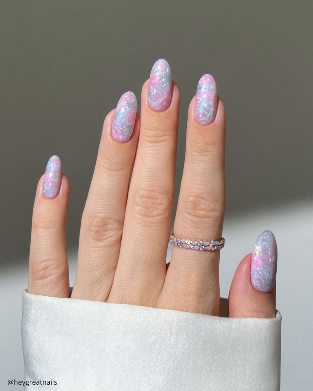 Flower Power Bridal Nails