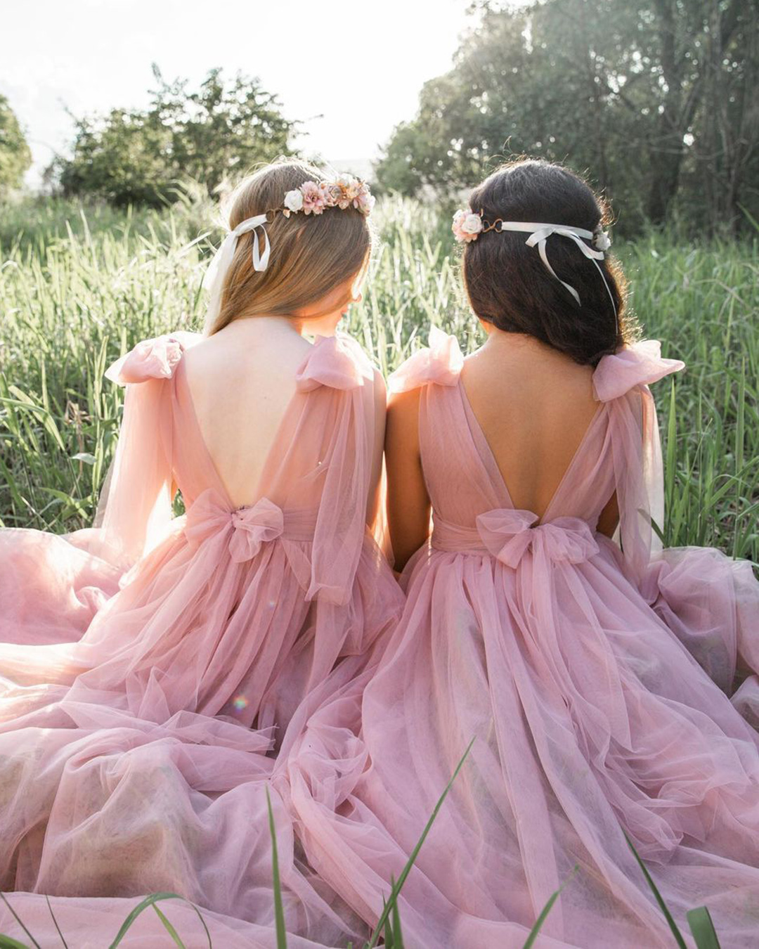 Long Sleeve Flower Girl Dresses