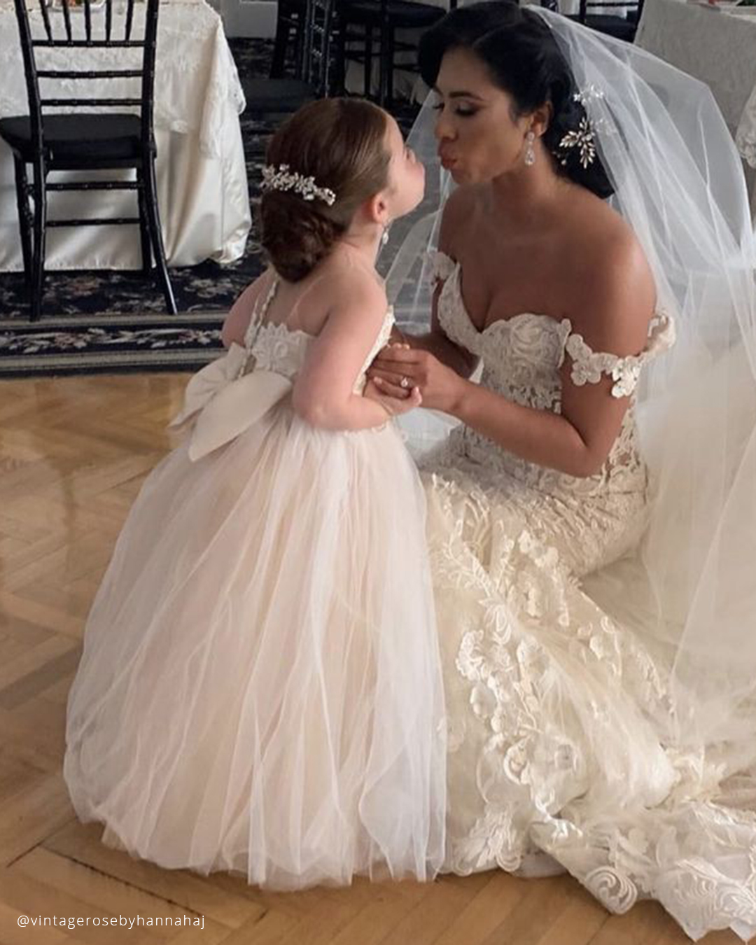 Blue Flower Girl Dresses