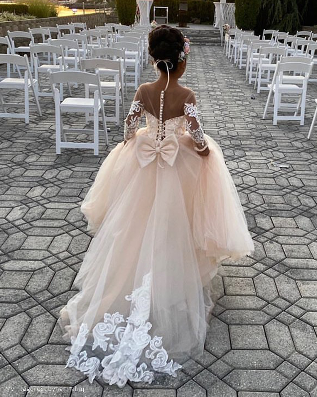 Blue Flower Girl Dresses