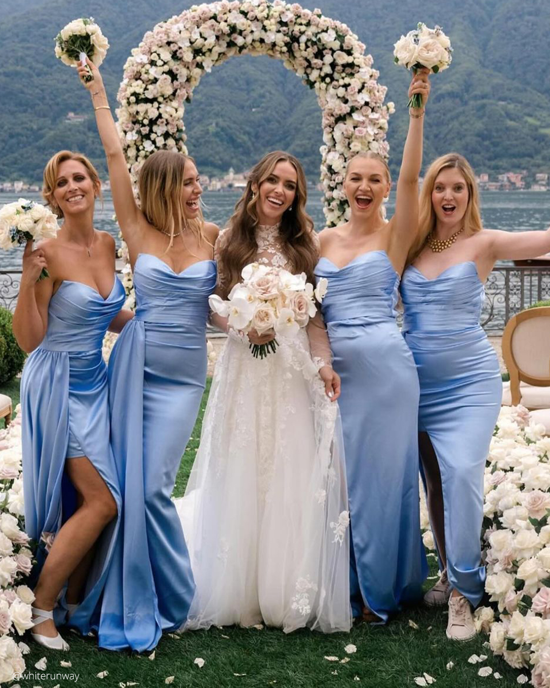 Sky Blue Bridesmaid Dresses