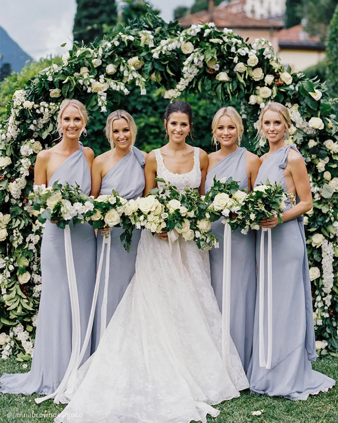 Pastel Blue Bridesmaid Dresses