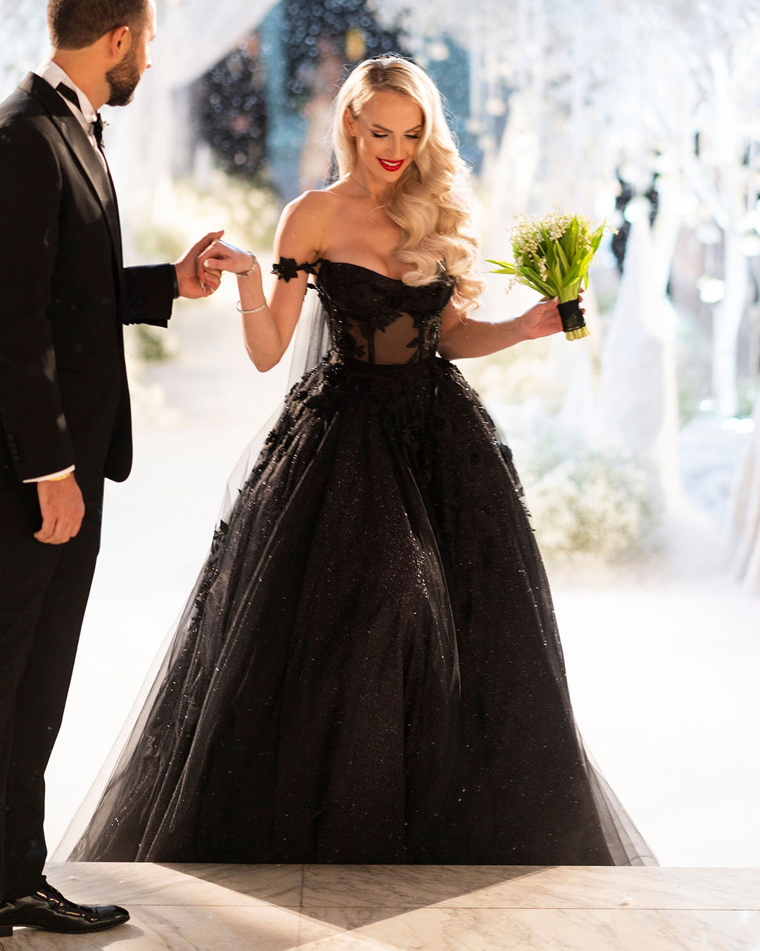 Victorian Gothic Black Wedding Dresses