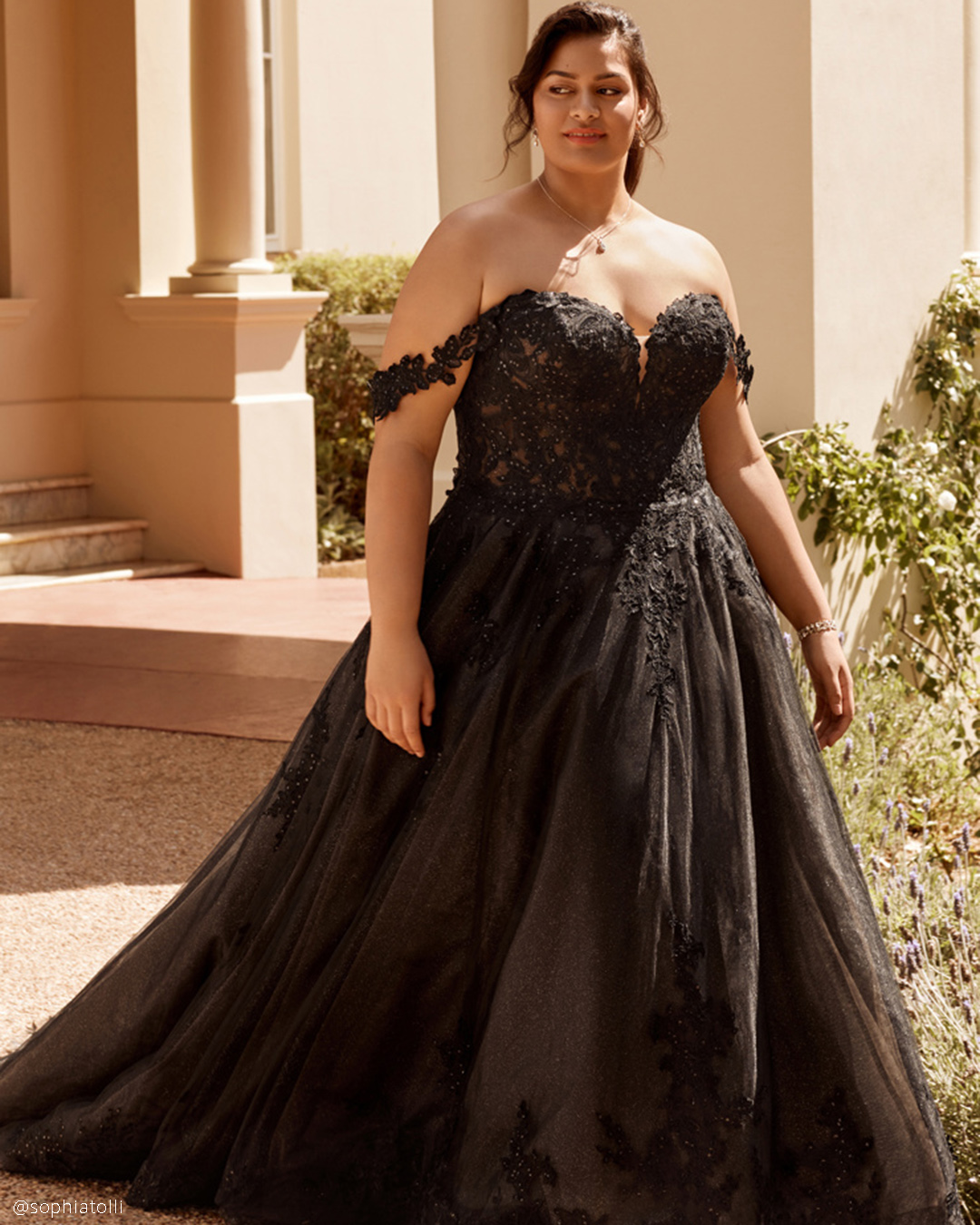 Gothic Black Wedding Dresses Plus Size