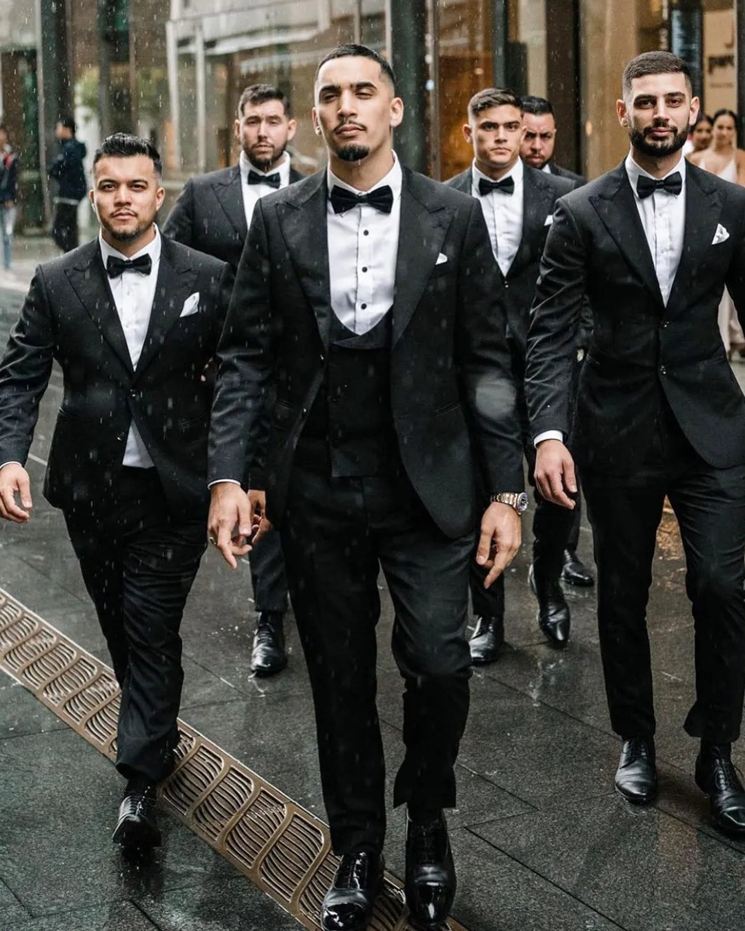 All Black Wedding Suits