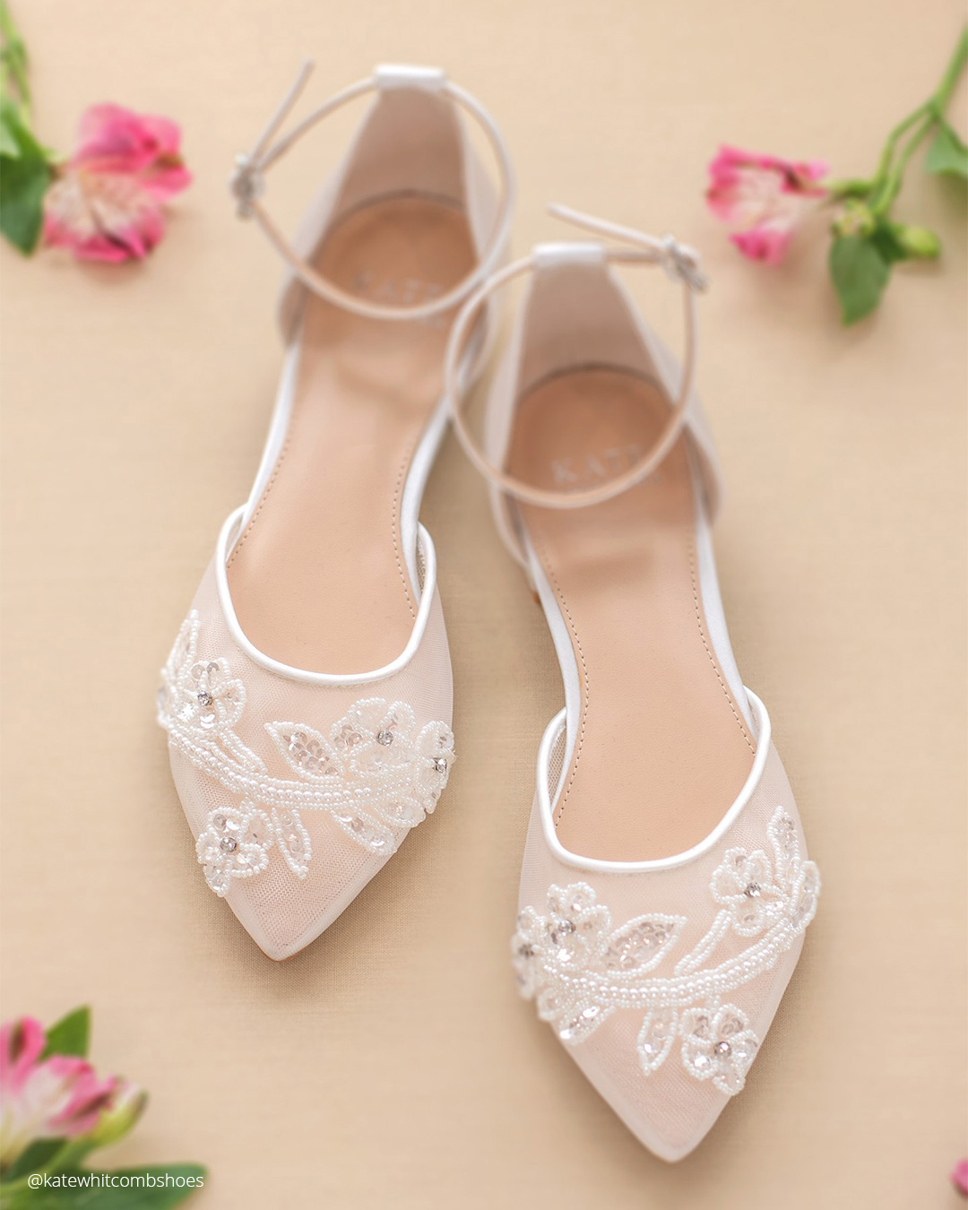 Gold Flats For Wedding
