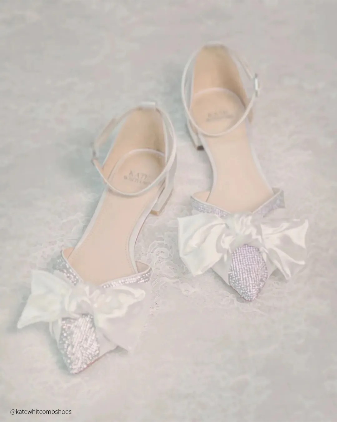 Blue Wedding Flats